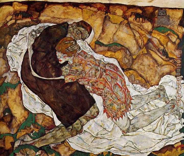 Egon Schiele Death and the Maiden